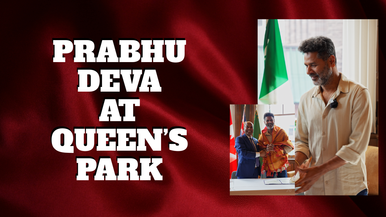 VIP EVENT: Prabhu Deva at Ontario Legislative Assembly